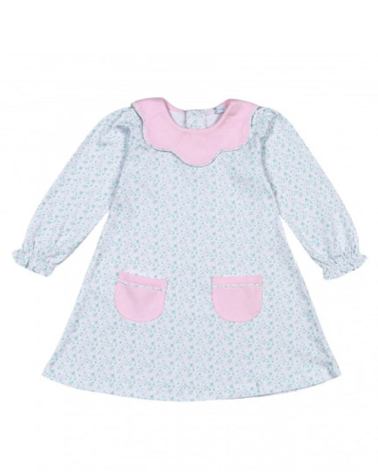 Nicole Scallop Pima Dress