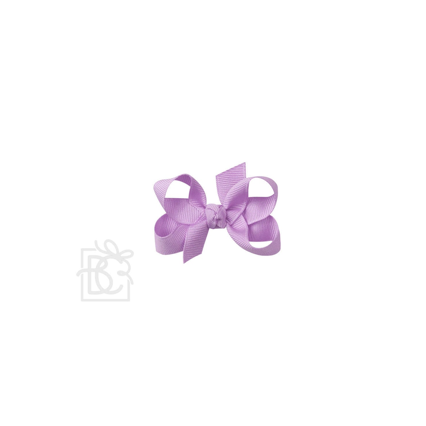 3.5"  Alligator Clip Grosgrain Double Knot Bow - more colors available
