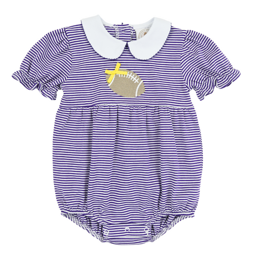 Tailgate Girls Purple Stripe Bubble