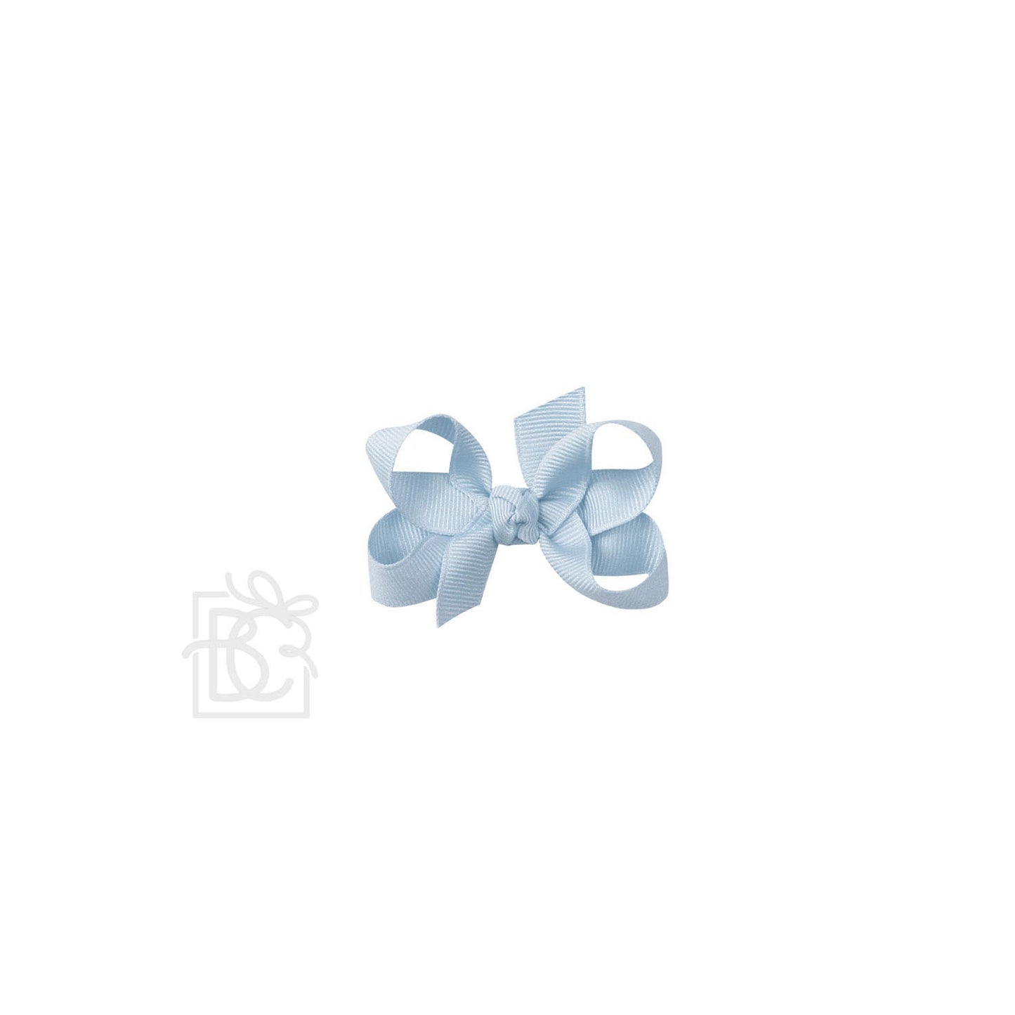 3.5"  Alligator Clip Grosgrain Double Knot Bow - more colors available