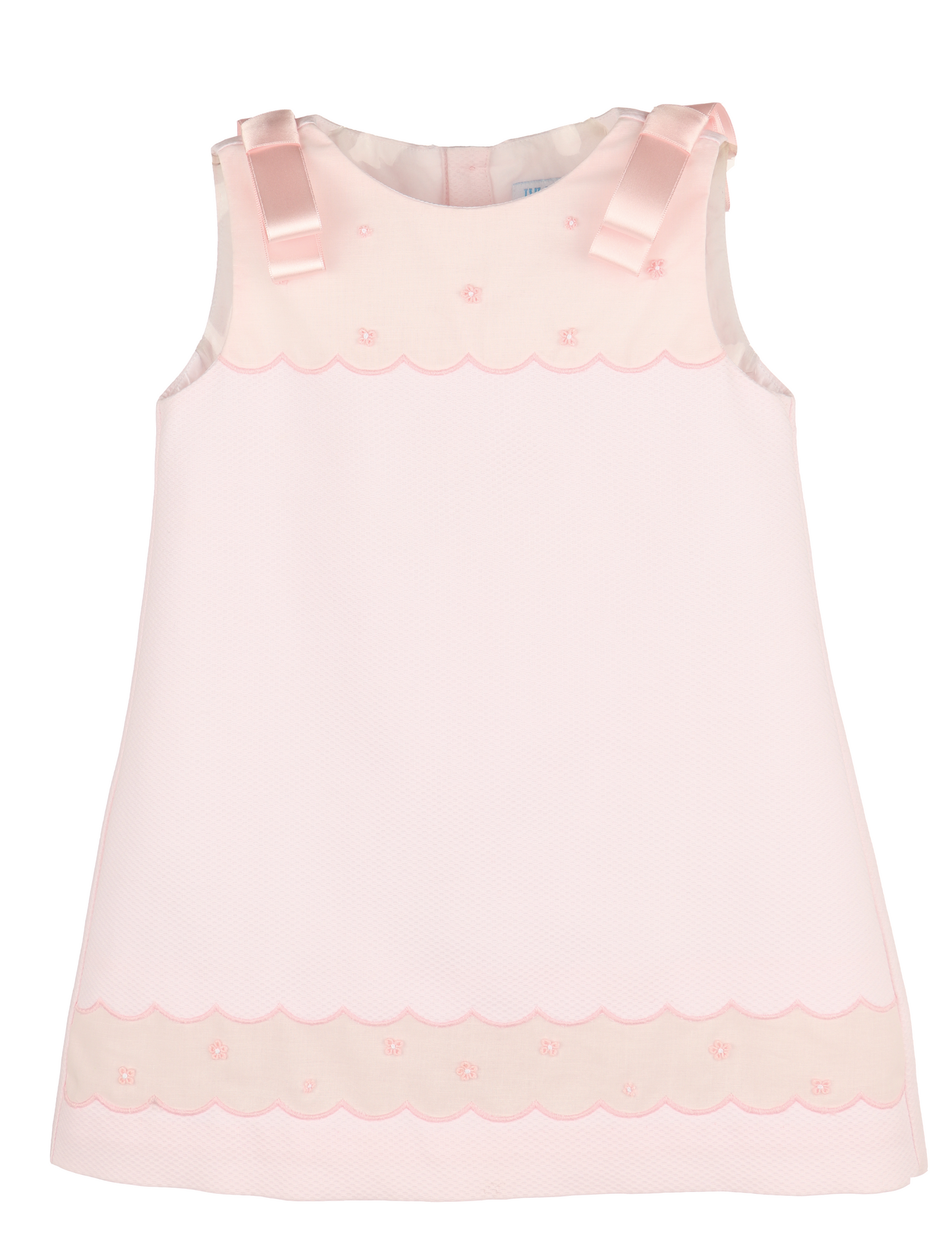 Pique Shift Dress - Pink