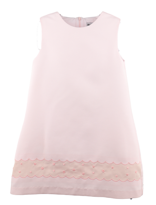 Pique A Line Dress - Pink
