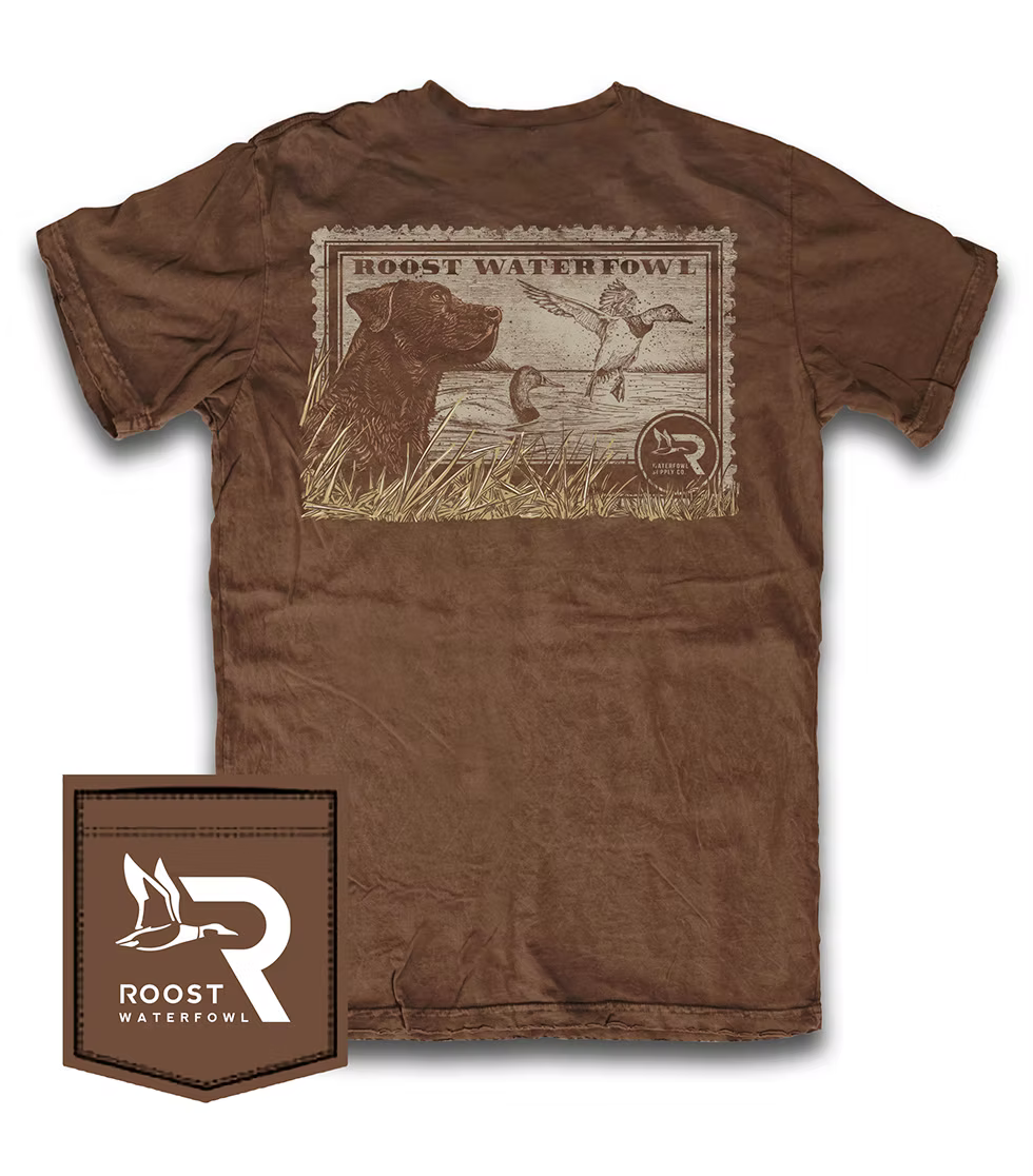 Youth Roost Brown Lab Stamp Tee
