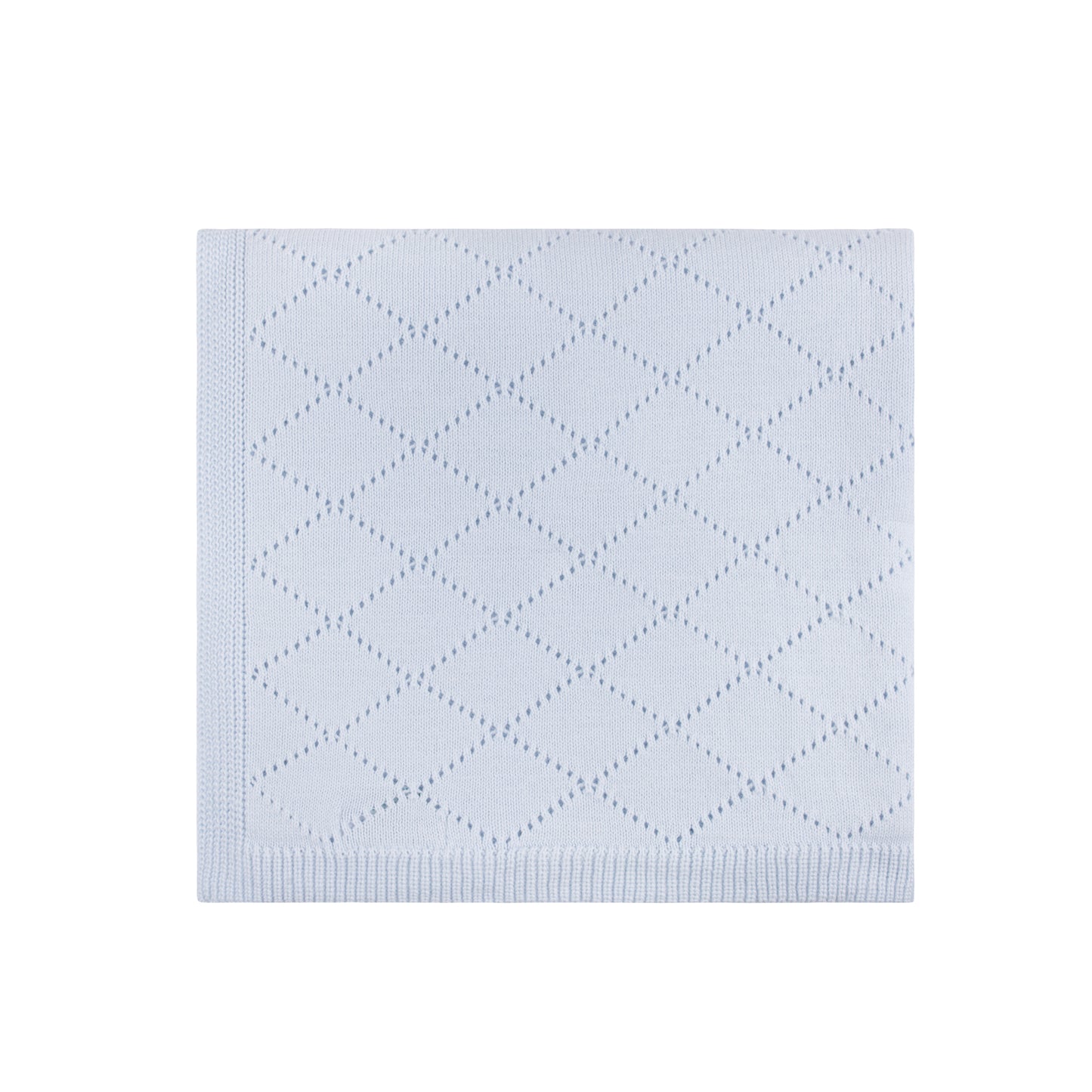 Diamond Pointelle Knit Blanket