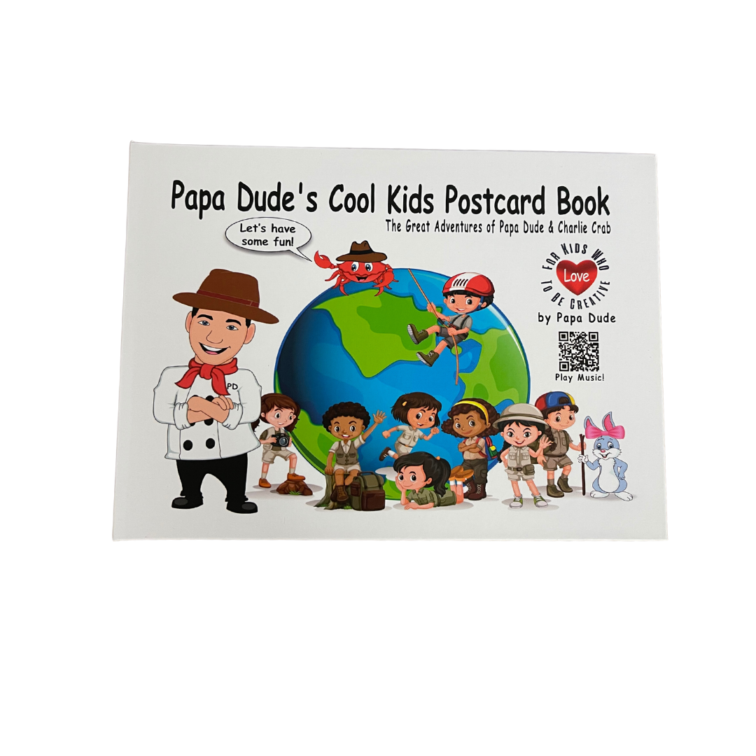 Papa Dude's Cool Kids Postcard Book