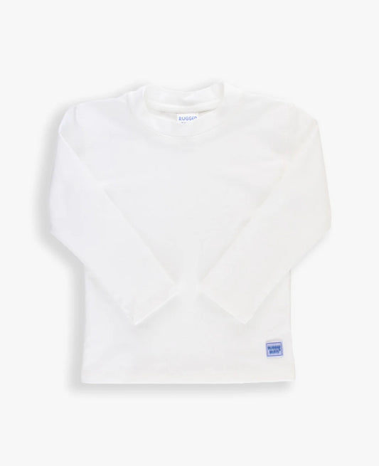 White Long Sleeve Rashguard