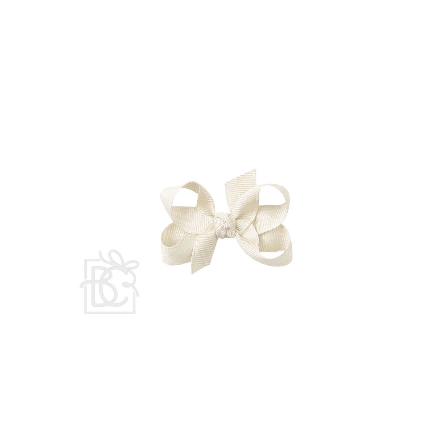 3.5"  Alligator Clip Grosgrain Double Knot Bow - more colors available