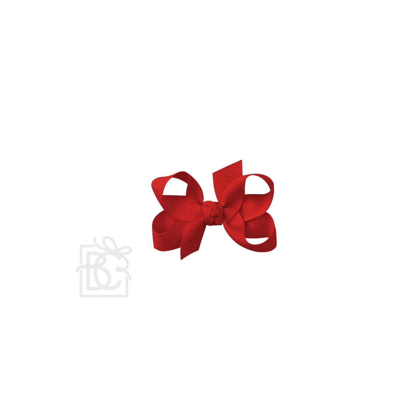 3.5"  Alligator Clip Grosgrain Double Knot Bow - more colors available