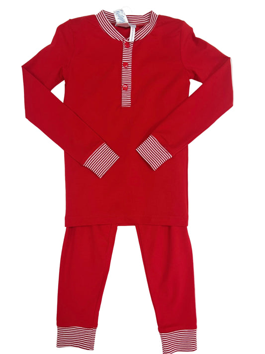 Red Boy's Pajama Set