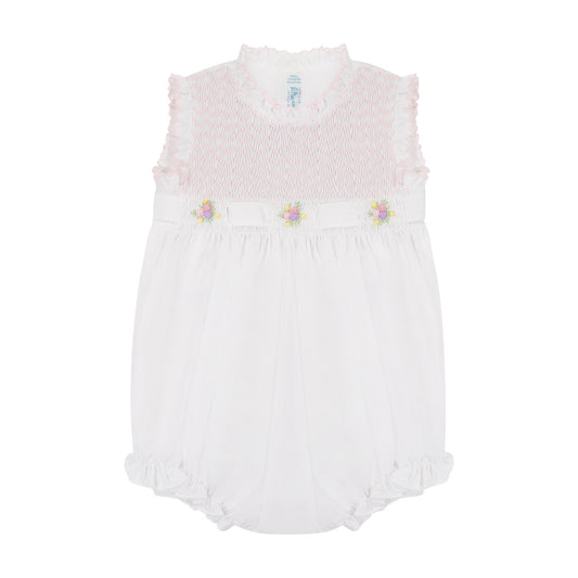 Sleeveless Secret Garden Bubble + Bonnet Set