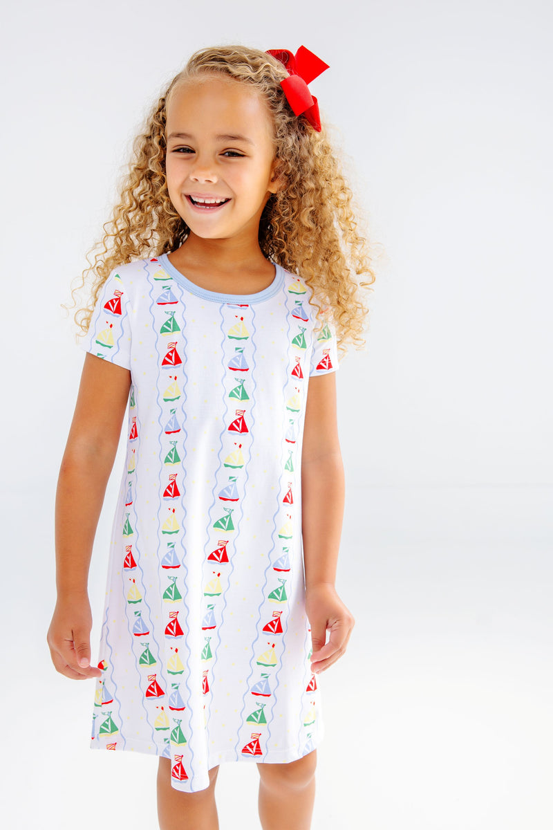 Set Sail with Beale Street Blue Polly Play Dress
