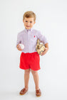 Lake Powell Plaid with Richmond Red Stork Dean's List Dress Shirt
