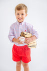 Lake Powell Plaid with Richmond Red Stork Dean's List Dress Shirt
