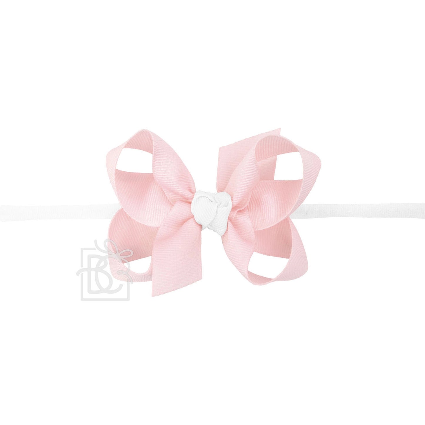 1/4″ PANTYHOSE HEADBAND WITH 3.5' SIGNATURE GROSGRAIN BOW