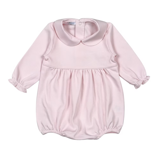 Pink Pima Bubble Long Sleeves