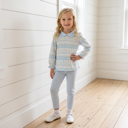 Alina Floral pima Pant Set