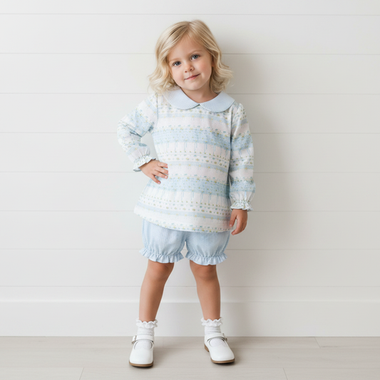 Alina Floral Pima Bloomer Set