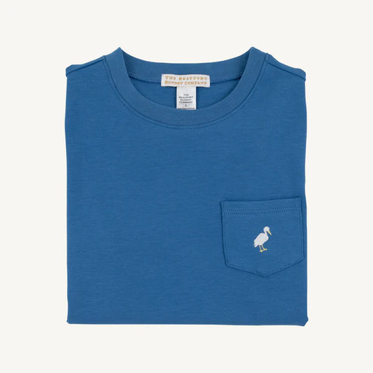 Wood Boat Blue Carter Crew Neck