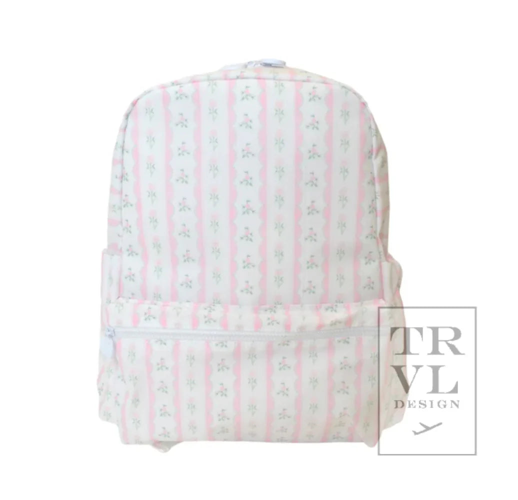 Backpacker- Backpack Ribbon Floral Pink