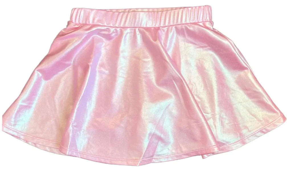 Metallic Pink Skirt