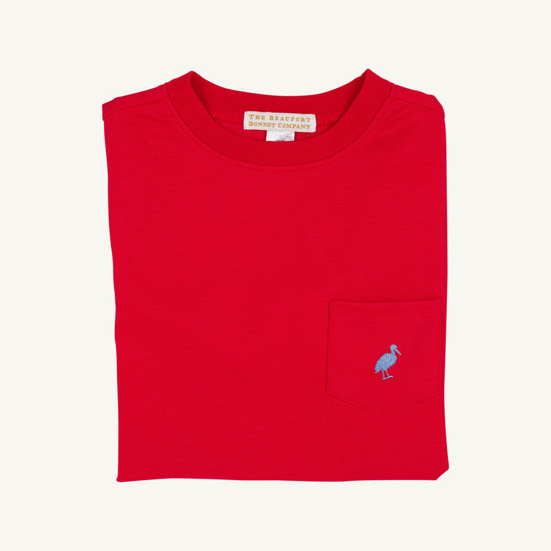 Richmond Red with Park City Periwinkle Stork Carter Crewneck