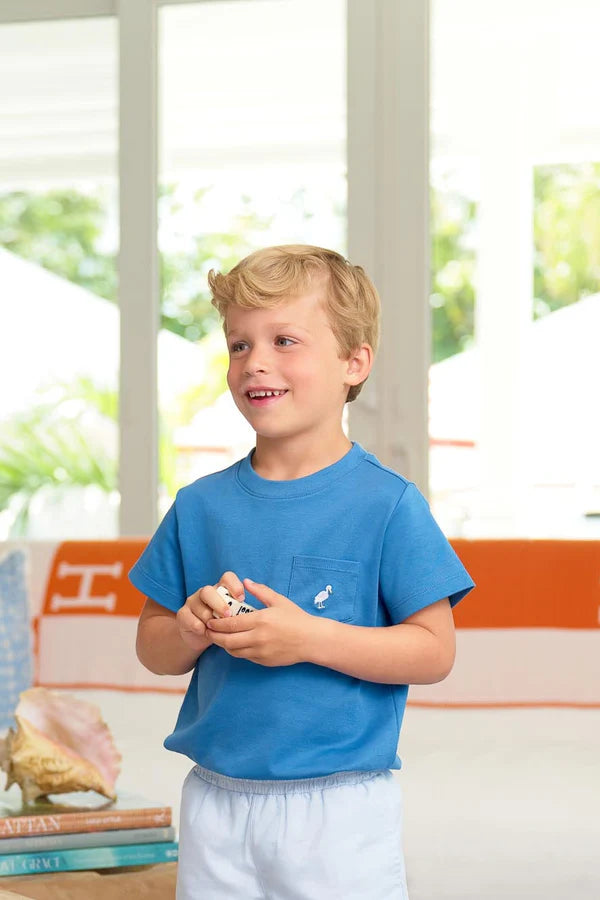 Wood Boat Blue Carter Crew Neck