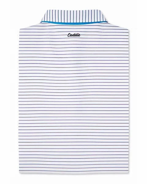 YOUTH CADDIE RANGE POLO PINK/BLUE