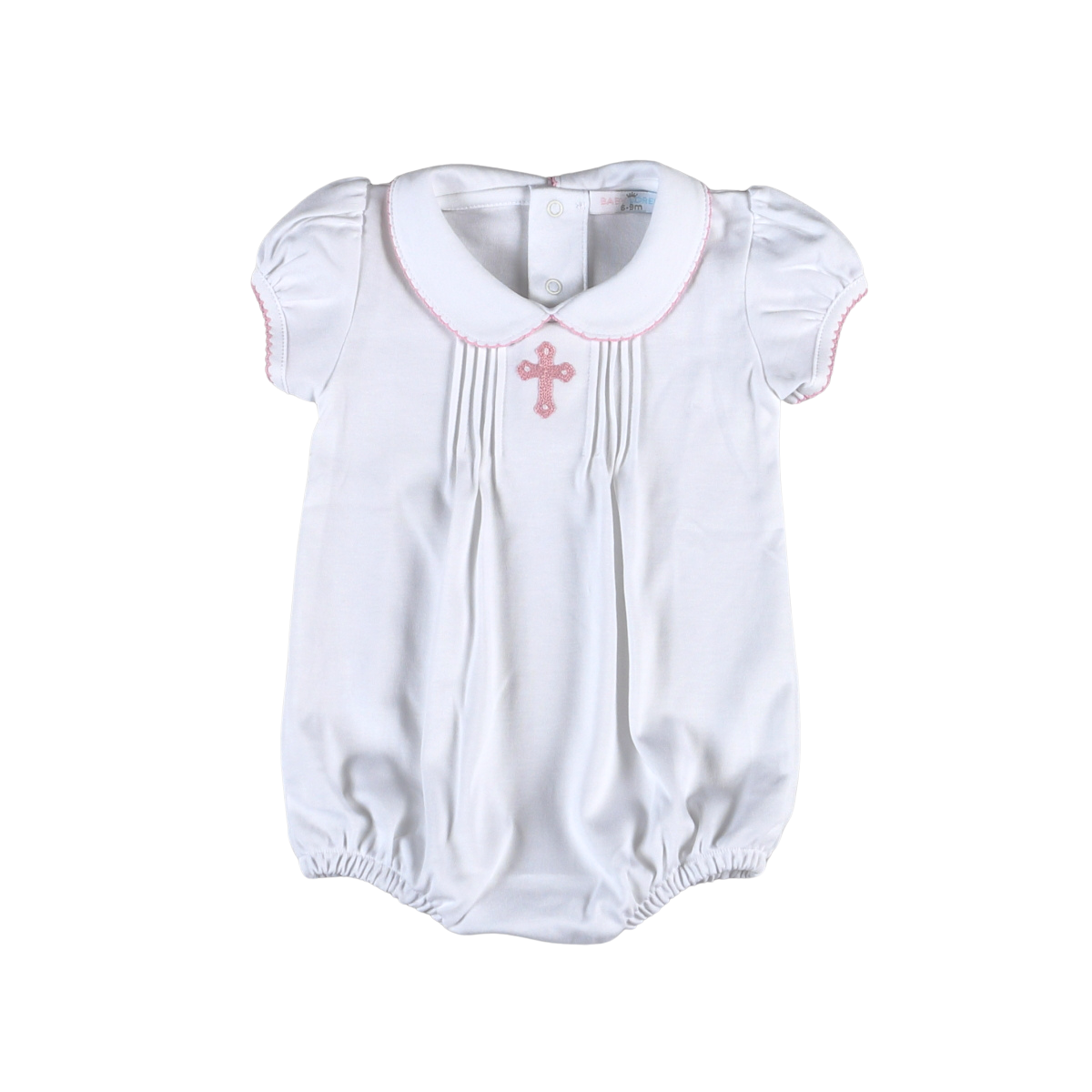 Holy Cross Hand Embroidery Pima Playsuit