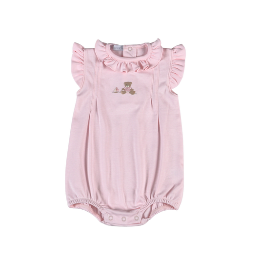 Girl Bear Embroider Bubble