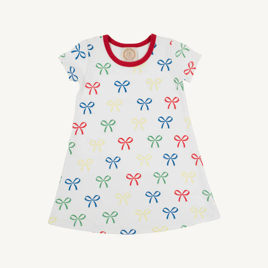 Ribbon Reminder/Richmond Red Polly Play Dress