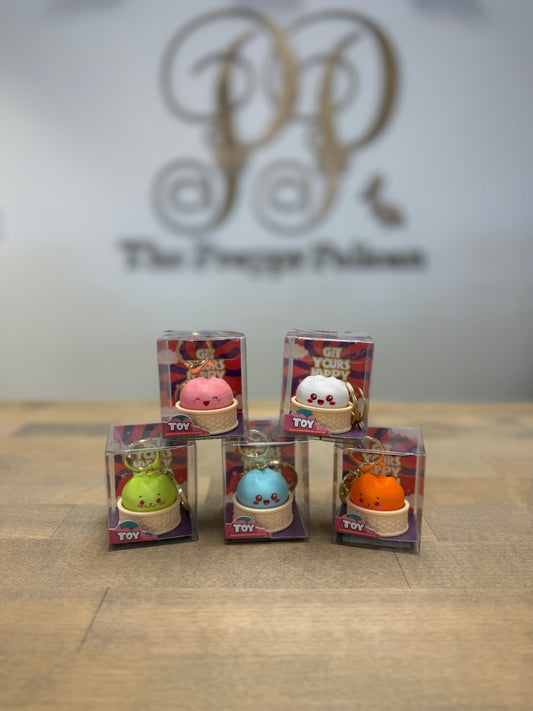 Dumpling Clicky Keychains