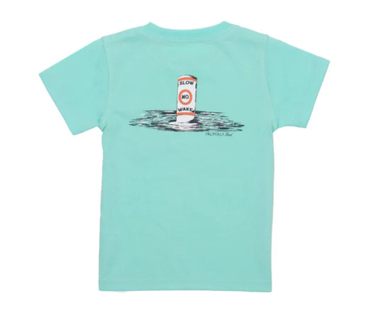 Boys No Wake SS Seafoam