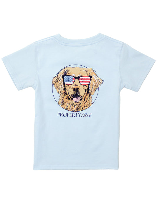 Boys Patriot Dog SS