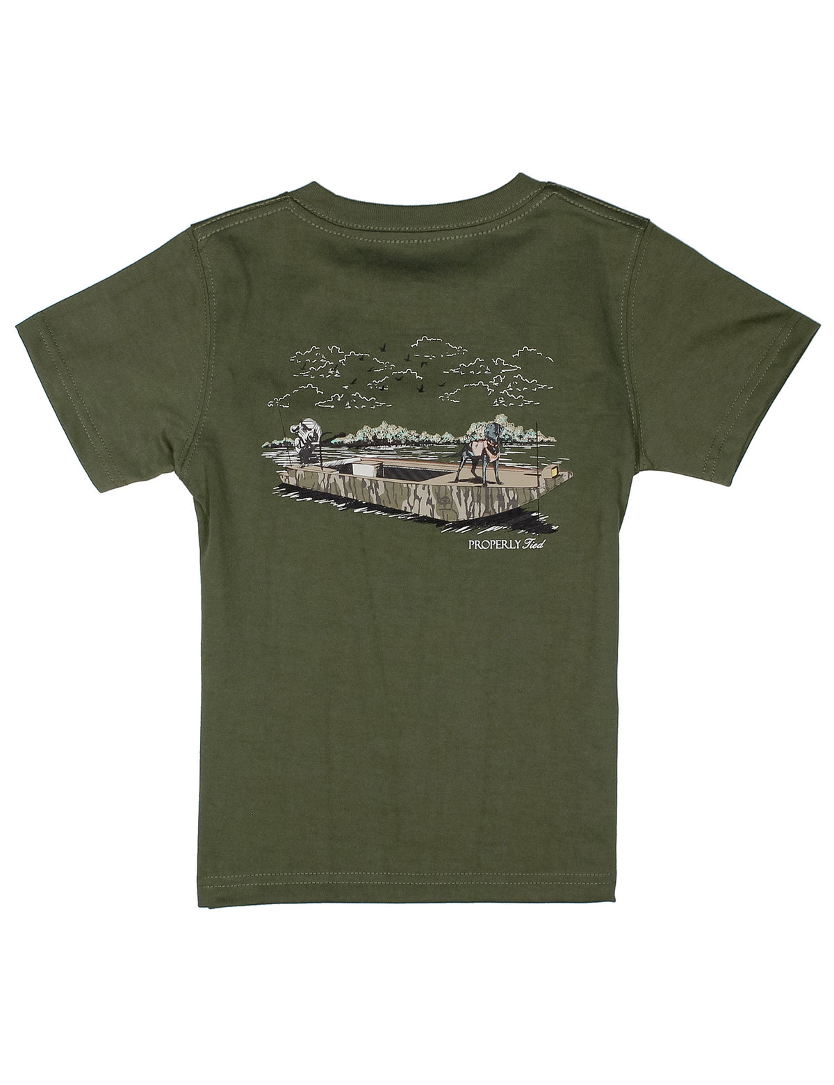 Boys Mossy Oak Boat Ride SS