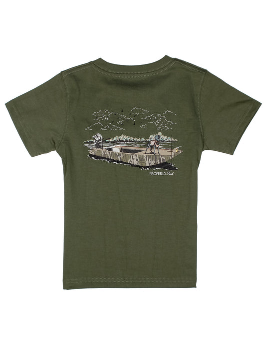 Boys Mossy Oak Boat Ride SS