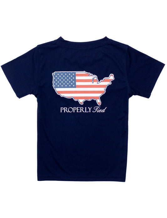 Boys Performance Tee SS Old Glory