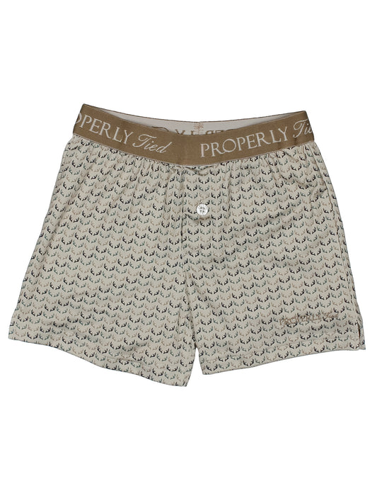 Boys Inlet Boxer- antlers