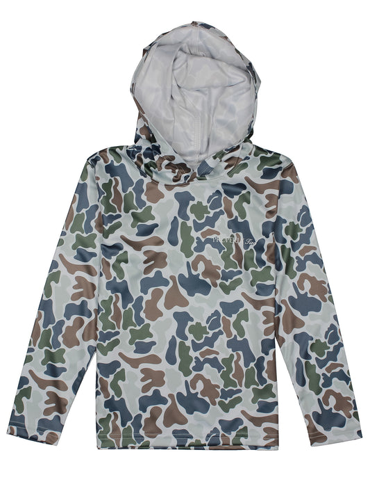 Boys Sportsman Performance Hoodie Terra Camo