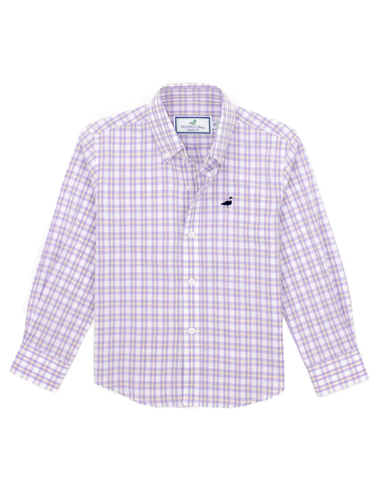 Boys Seasonal Sportshirt Beach Plum