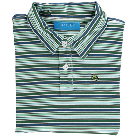 Bailey Boys Performance Polo-Forest Green