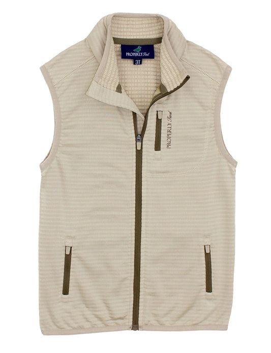 Boys Fairhope Vest Khaki