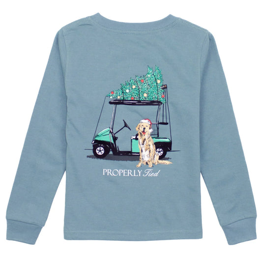 Properly Tied Santa's Caddy LS Steel Blue