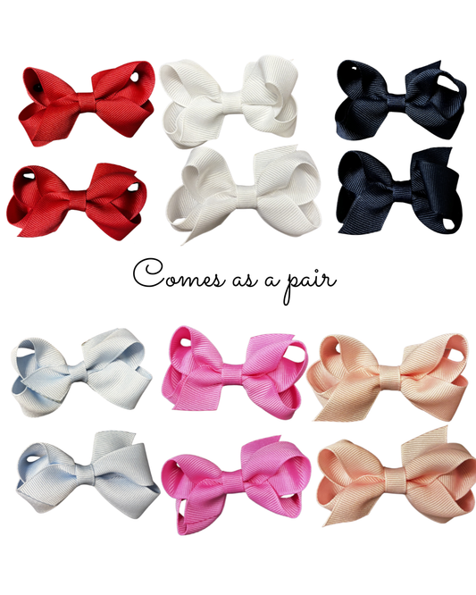 Mini Grosgrain Pair Bows