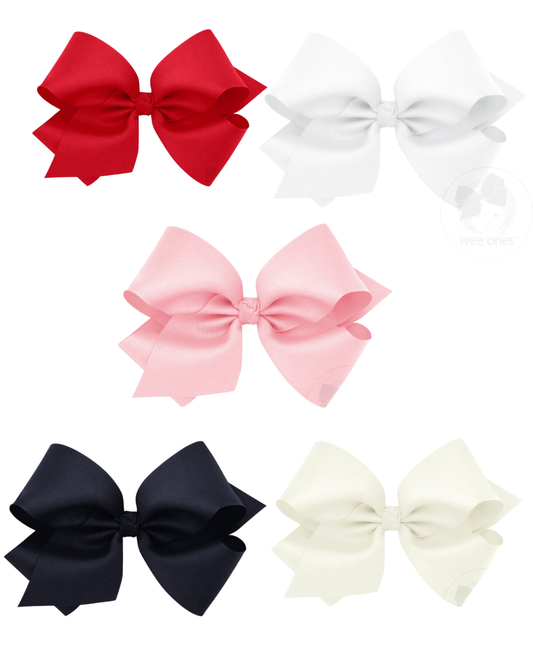 Huge King Classic Grosgrain Hair Bow (Knot Wrap)