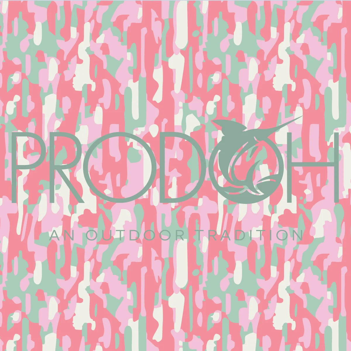Girls' Pro Performance Hoodie T-shirt in Geranium Pink Camo