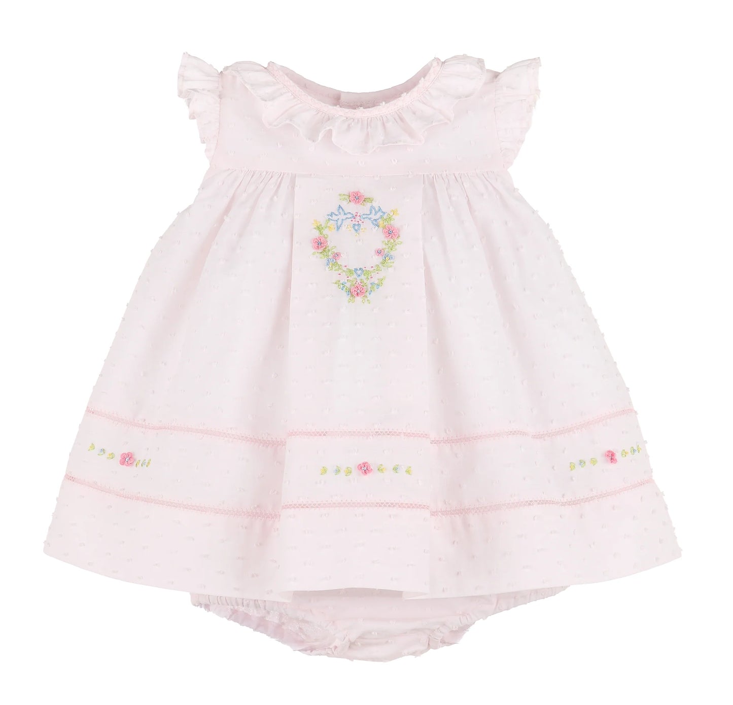 Pink Dotted Ruffle Float