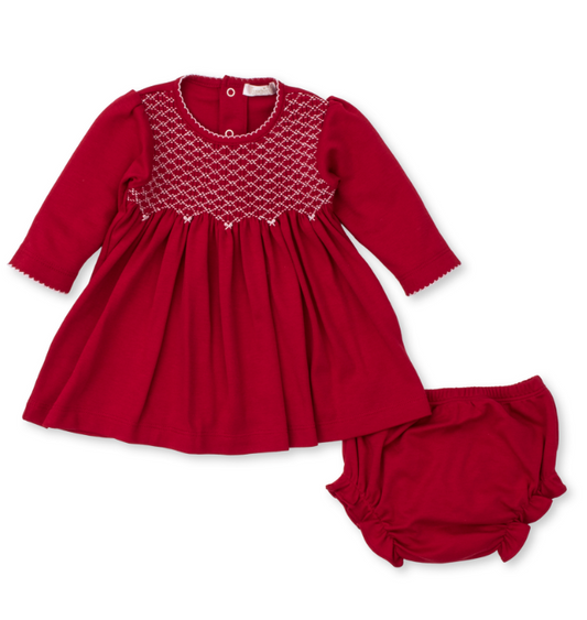 Holiday Dress Set W/ Hand Smock