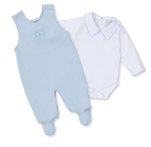 Jacquard Overall Set Mix-LB/White