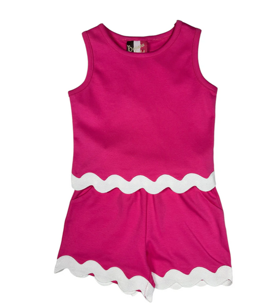 Abigail Short Set- Pink