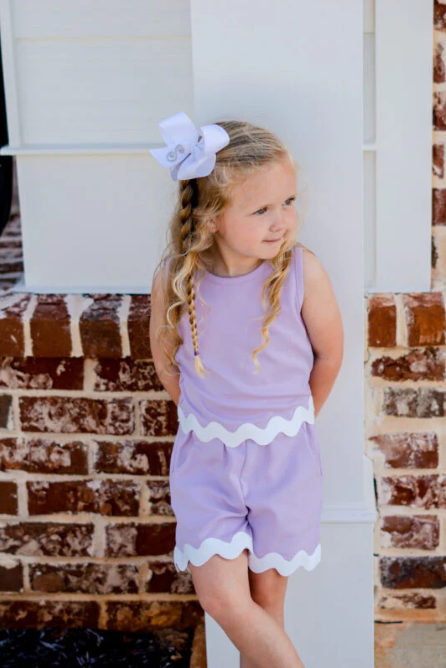 Abigail Short Set- Lavender